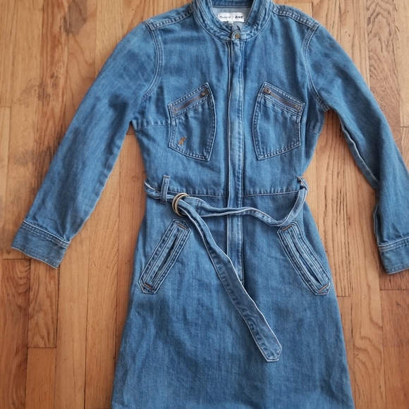 denim shirt dress size 18